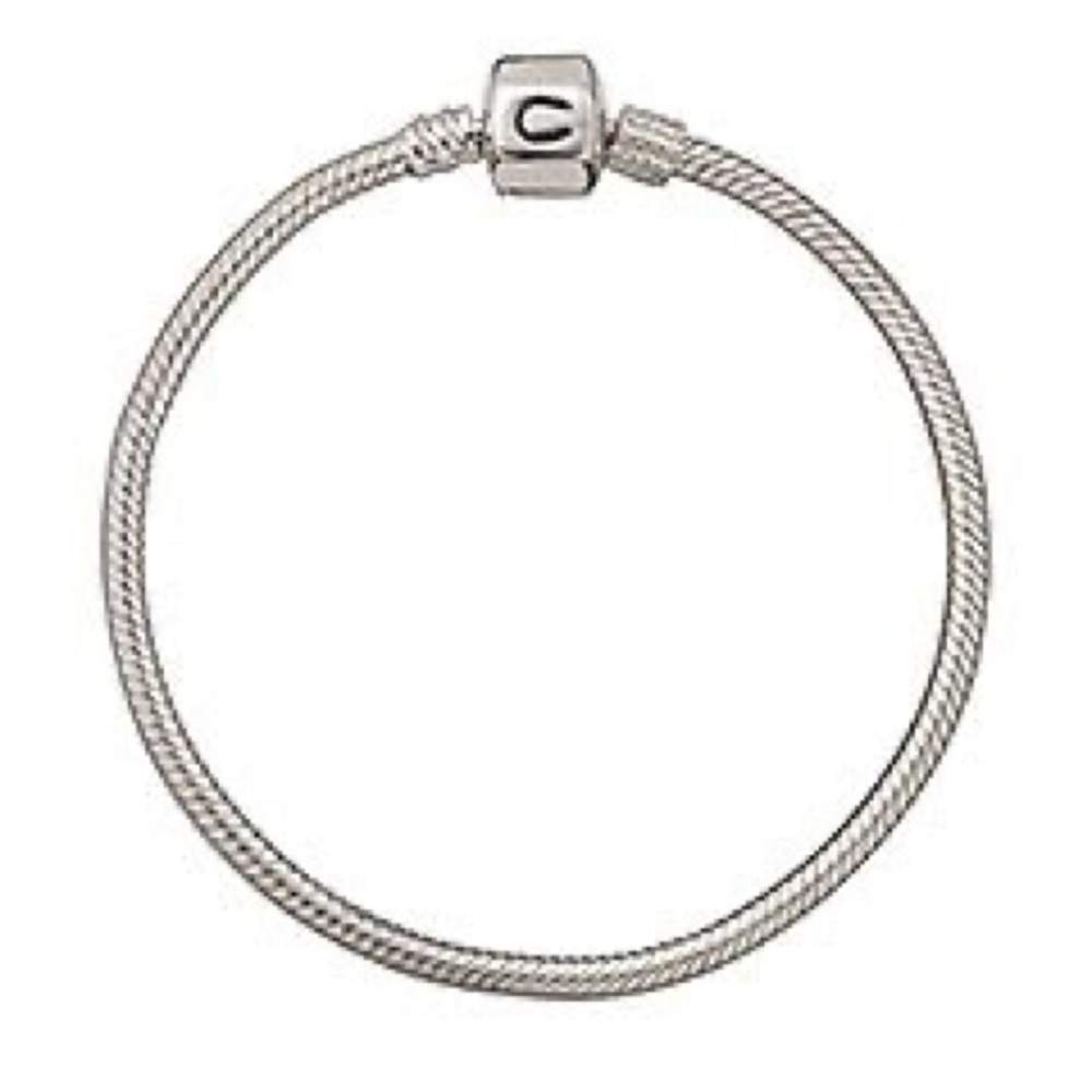Chamilia Silver Snap charm bracelet